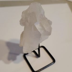 Quarts crystal with stand gemstones